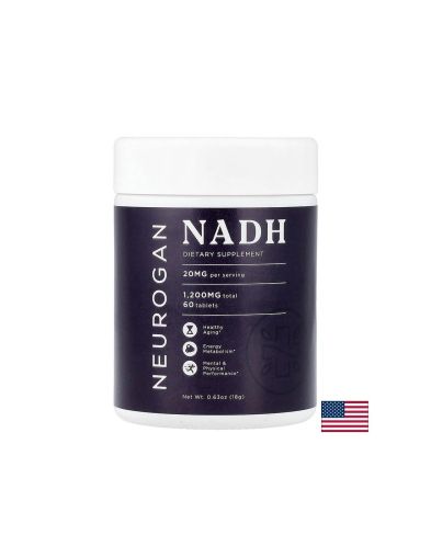 НАДХ Никотинамид аденин динуклеотид 20 мг х 60 капсули Neurogan Heath | NADH