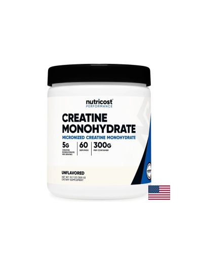 Креатин монохидрат на прах 300 гр Nutricost | Creatine monohydrate