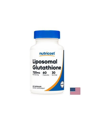 Глутатион липозомен 360 мг х 60 капсули Nutricost | Glutathione
