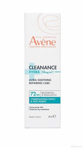 Aвен КЛЕАНАНС ХИДРА Успокояващ крем за лице 40 мл | Avene Cleanance