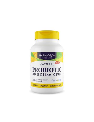 Пробиотик 8 щама FloraFIT ® 30 млрд CFU х 60 капсули Healthy Origins | Probiotic