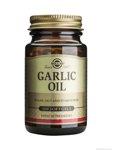 МАСЛО ОТ ЧЕСЪН 100 капсули СОЛГАР | GARLIC OIL SOLGAR