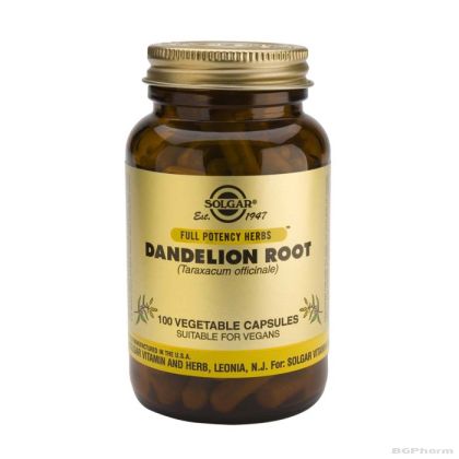 КОРЕН ОТ ГЛУХАРЧЕ 100 капсули СОЛГАР | DANDELION ROOT SOLGAR