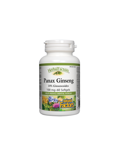 Корейски женшен 100мг x 60 капсули Natural Factors | Panax Ginseng 