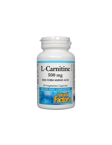 Л-Карнитин 500мг х 60 капсули Natural Factors | L-Carnitine