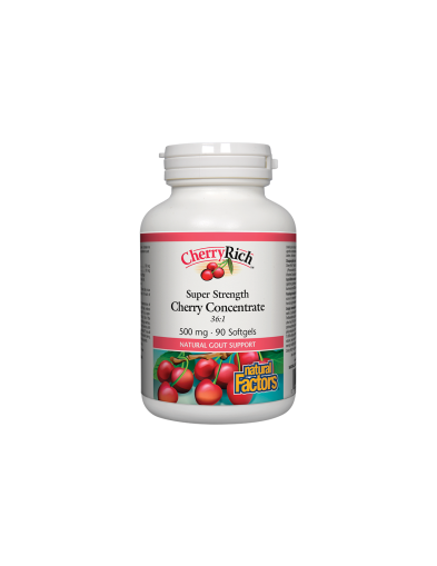 Череша супер концентрат  500мг 90 капсули Natural Factors | CherryRich Tart Cherry