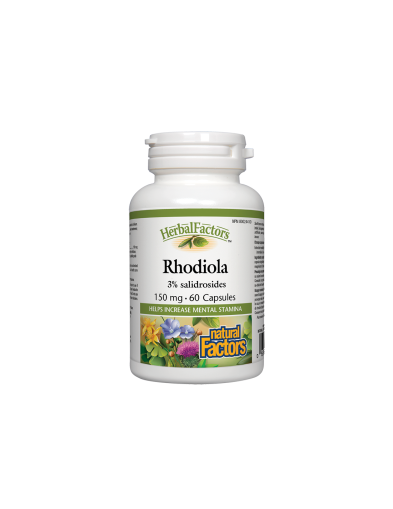  Златен корен (родиола) 150мг x 60 капсули Natural Factors | Rhodiola Extract