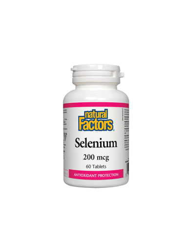 Селен, 200 mcg х 60 таблетки Natural Factors | Selenium