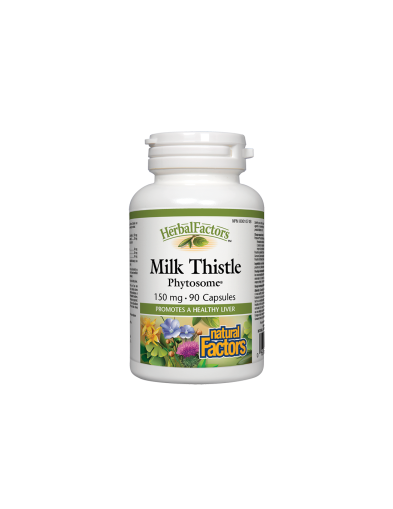 Бял трън Фитозоми® 150мг х 90 капсули Natural Factors | Milk Thistle Phytosome