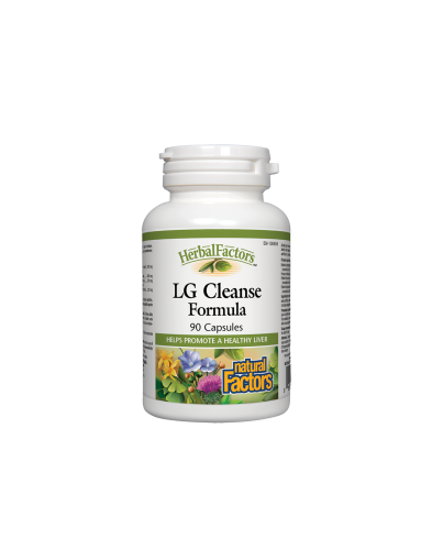 Черен дроб и жлъчка Детокс Формула 90 капсули Natural Factors | LG Cleanse Formula