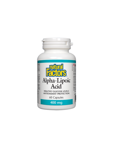 Алфа-липоева киселина 400мг x 60 капсули Natural Factors | Alpha-Lipoic Acid