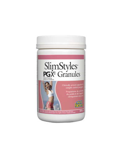 PGX® SlimStyles® Здравословни фибри за отслабване x 300гр гранули Natural Factors