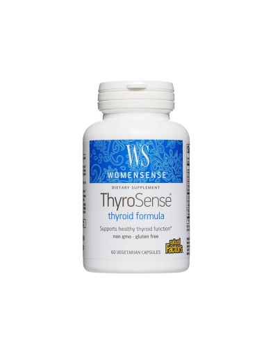 ThyroSense® Тироидна формула за щитовидната жлеза х 60 капсули Natural Factors | WomenSense®