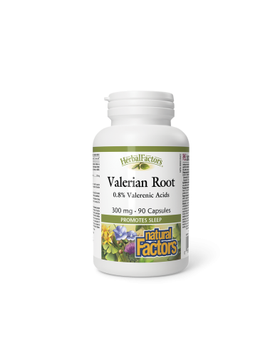 Валериана (корен) 300мг х 90 капсули Natural Factors | Valerian root