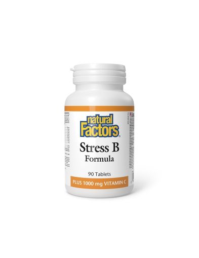 Витамин Б Комплекс Bi-Stress Формула х 90 таблетки Natural Factors| B-Complex Vitamins