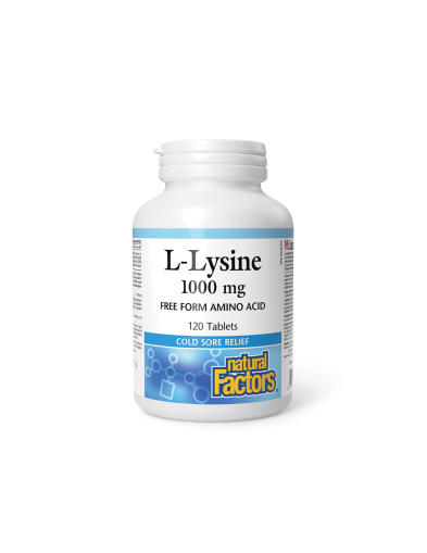 Л-Лизин 1000мг x 120 таблетки Natural Factors | L-Lysine