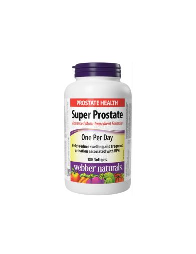 Super Prostate Формула за простата и уринарно здраве х 180 капсули Webber Naturals