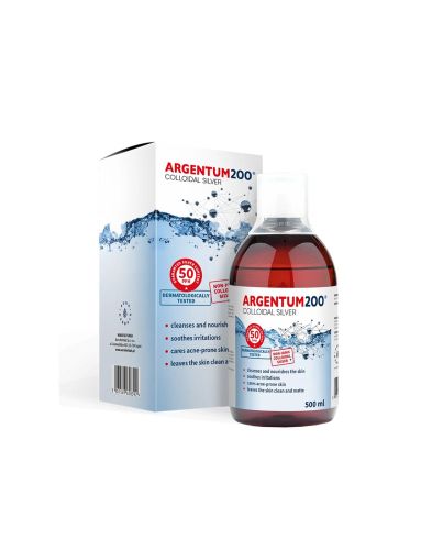 Колоидно сребро Argentum200® 50ppm х 500мл Aura Herbals