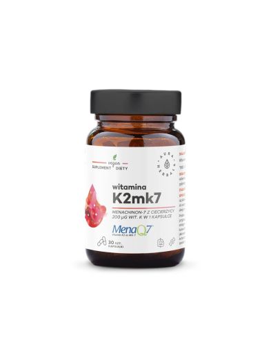 Витамин К2 (MK-7) 200 µg х 30 капсули Aura Herbals (кости, стави, сърце)