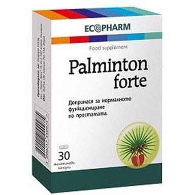 ПАЛМИНТОН ФОРТЕ х 30 капсули при проблеми с простатата Ecopharm