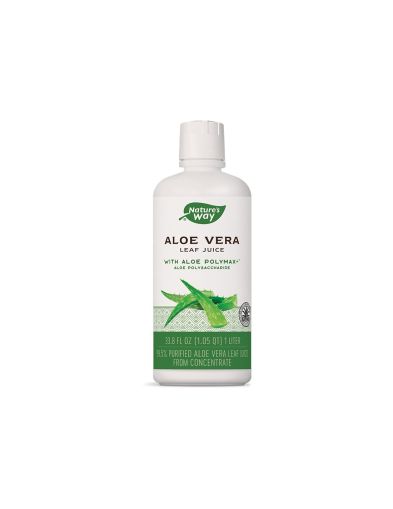 Алое Вера Сок от цели листа 99,95% x 1 л Nature’s Way | Aloe Vera Leaf Juice