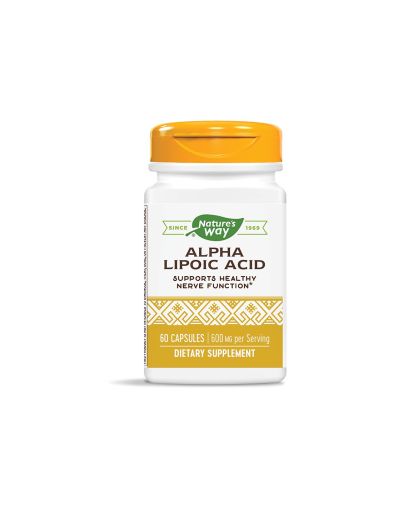 Алфа Липоева Киселина 200 мг x 60 капсули Nature’s Way | Alpha Lipoic Acid