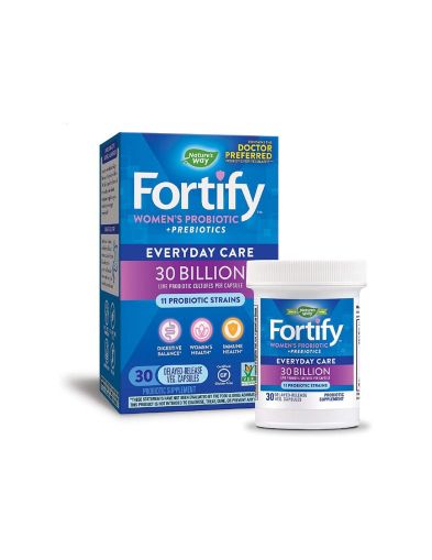 Fortify™ Womens Пробиотик + пребиотик за жени 30 милиарда CFU х 30 капсули със забавено освобождаване Nature’s Way