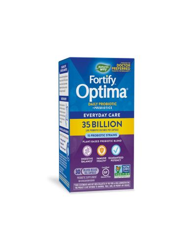 Fortify™ Optima® Ежедневен пробиотик + пребиотик 35 милиарда CFU х 30 капсули Nature’s Way