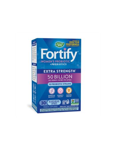 Fortify™ Women‘s Extra Strenght Probiotic Симбиотик за жени 50 милиарда CFU х 30 капсули Nature's Way