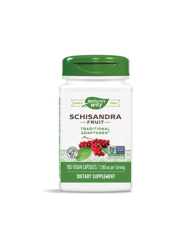 Шизандра плод 580мг х 100 капсули Nature’s Way | Schisandra Fruit