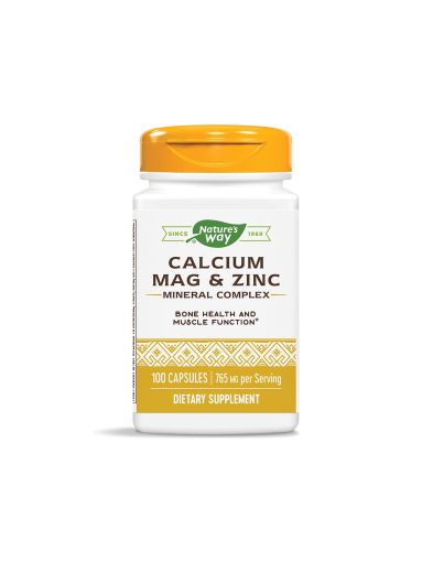 Калций Магнезий и Цинк х 100 капсули Nature’s Way | Calcium, Magnesium & Zinc