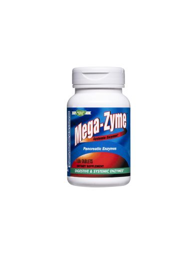 Mega-Zyme Панкреатични ензими х 100 таблетки Nature’s Way | Pancreatic Enzymes