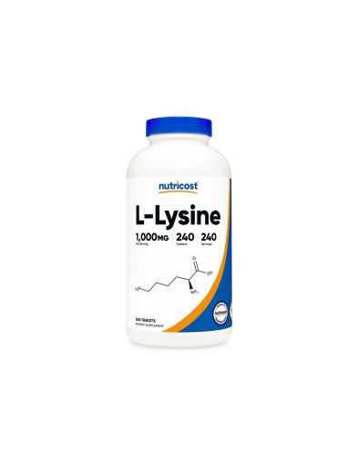 Л-Лизин 1000 мг х 240 таблетки Nutricost | L-Lysine