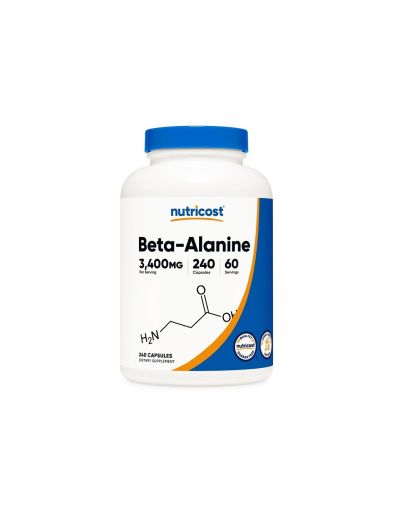 Бета аланин 850 мг х 240 капсули Nutricost | Beta-Alanine