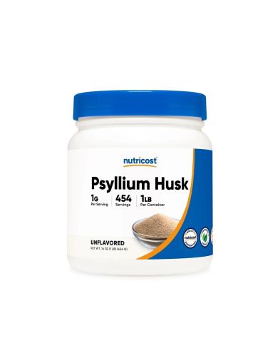 Псилиум хуск на прах х 454 гр Nutricost | Psyllium Husk