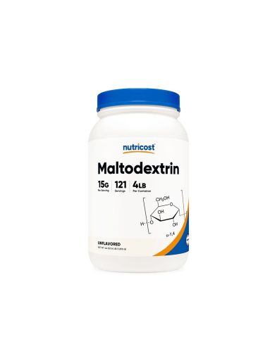 Малтодекстрин на прах за енергия 1,814 кг Nutricost | Maltodextrin