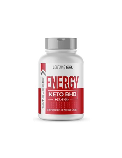 Екзогенни кетони + Кофеин х 60 капсули Nutricost | Energy Keto BHB + Caffeine