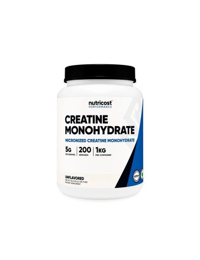 Креатин монохидрат 5 гр/доза х 1 кг на прах Nutricost | Creatine Monohydrate