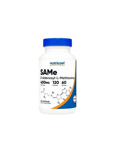 SAM-e Аденозилметионин 200мг х 120 капсули Nutricost | S-Adenosyl-L-Methionine