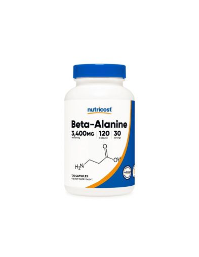 Бета Аланин 850 мг х 120 капсули Nutricost | Beta Alanine