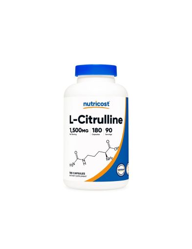 Л-Цитрулин 750 мг х 180 капсули Nutricost | L-Citrulline