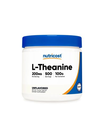 Л-Теанин на прах 100 гр Nutricost | L-Theanine