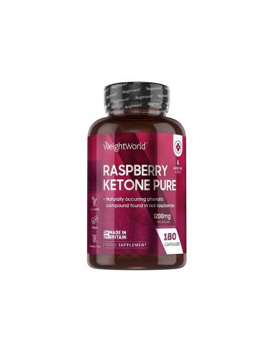 Малинови кетони 1200 mg х 180 капсули Weight World | Raspberry Ketones