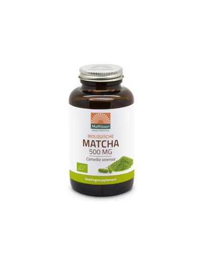 Матча био екстракт 500 мг х 60 капсули Mattisson Healthstyle | Matcha