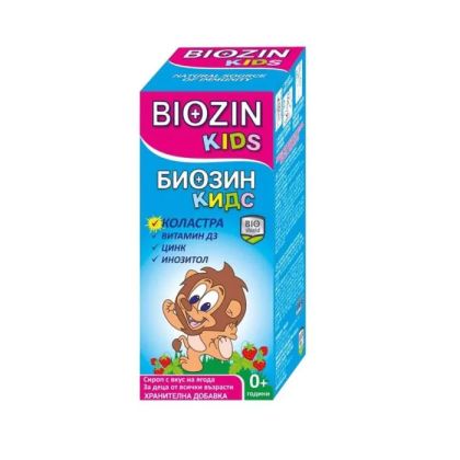 БИОЗИН КИДС Сироп за деца с коластра х 100 мл BIOSHIELD | BIOZIN KIDS