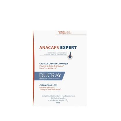 DUCRAY Anacaps Expert х 30 капсули при хроничен косопад | Pierre Fabre