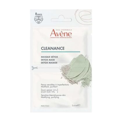 Aвен КЛЕАНАНС Детоксикираща маска за лице 2 х 6 мл | Avene Cleanance