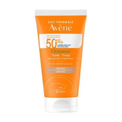 Авен СЪН КЛЕАНАНС SPF50+ Слънцезащитен тониран крем за мазна кожа 50 мл | Avene Sun Cleanance