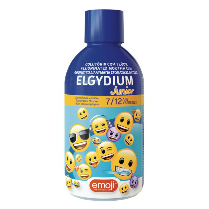 ЕЛУДРИЛ (Елгидиум) ДЖУНИЪР ЕМОУДЖИ Вода за уста за деца 7-12 г | Eludril Junior Emoji