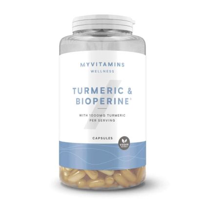 Куркума + Черен пипер екстракт 500/5мг х 60 капсули МАЙПРОТЕИН | Myprotein Turmeric + Bioperine